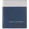 Чехол для карт PIQUADRO Urban PP1518UB00R/BLGR, синий/серый